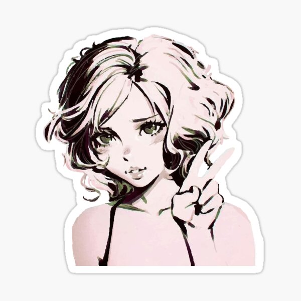 Anime Girl Peace Sign Gifts & Merchandise for Sale | Redbubble