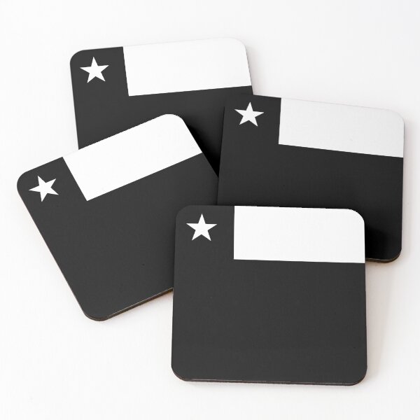 Item preview, Flag of Chile Black and White Version designed and sold by Dator.