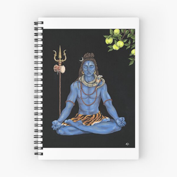 Item preview, Lord Shiva Hindu God Portrait designed and sold by adorwardartist.