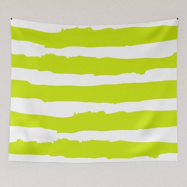 Item preview, White and chartreuse Stripes designed and sold by kapotka.