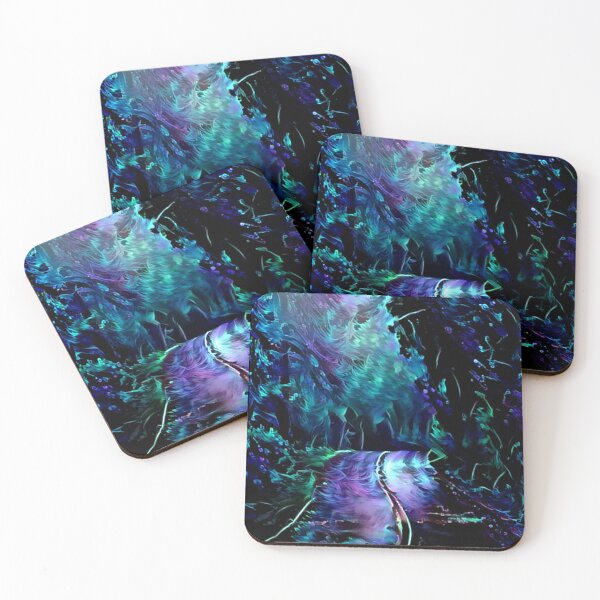 Item preview, Blacklight Night on Winding Aurora Roads designed and sold by Alyxandre.