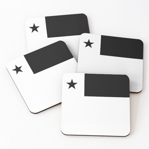 Item preview, Inverted Black and White Flag of Chile designed and sold by Dator.