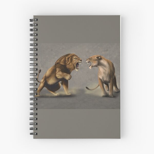 Item preview, Lion and lioness fighting designed and sold by TessaGeniets.