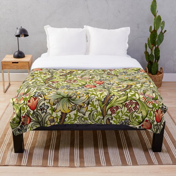 William Morris Arts and Crafts. Throw Blanket
