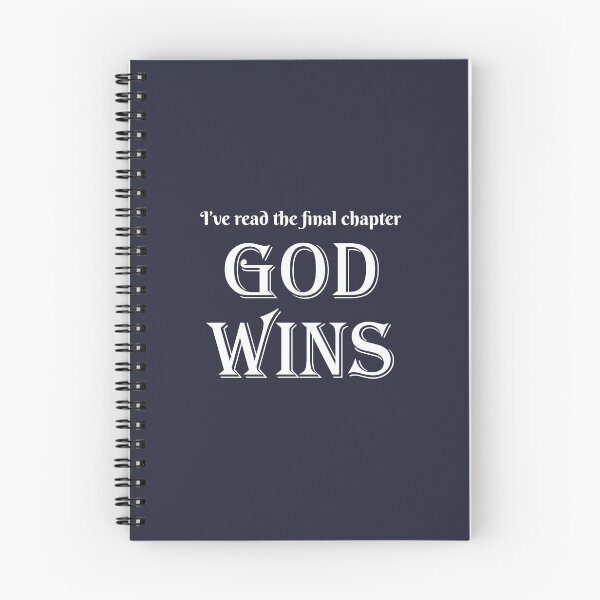 Item preview, I've Read The Final Chapter God Wins designed and sold by Sabot.
