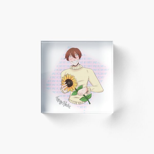 Smile Man Acrylic Block
