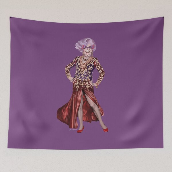 Item preview, Dame Edna Everage “A Night on Mount Edna” Frock by James Brennan designed and sold by dameednaeverage.