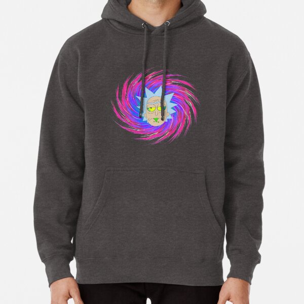 trippy rick and morty hoodie
