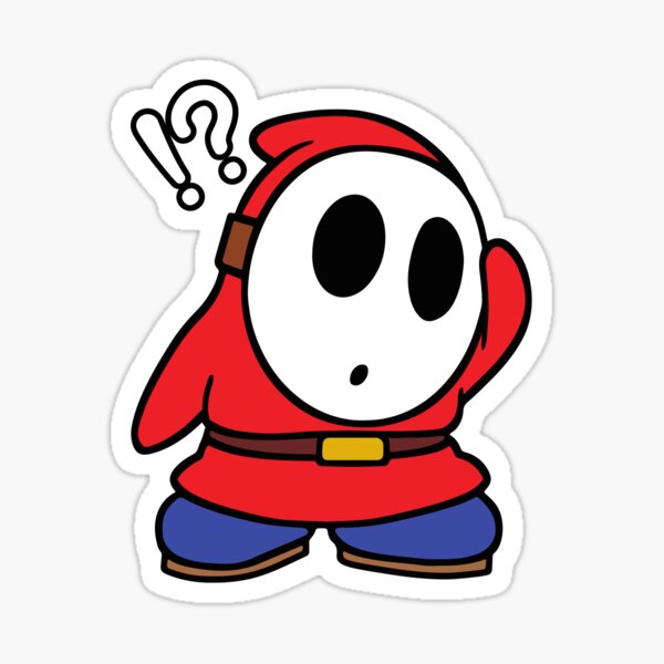 Shy Guy Stickers Redbubble