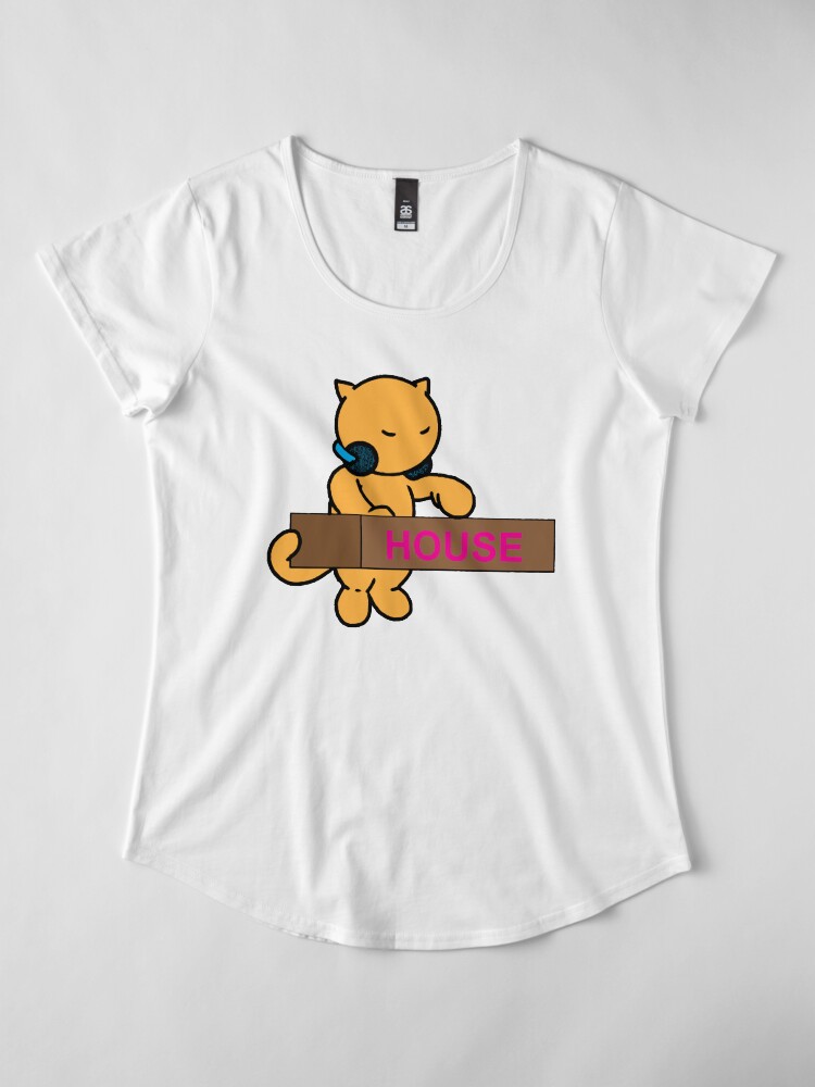 Alternate view of House Kitty Premium Scoop T-Shirt