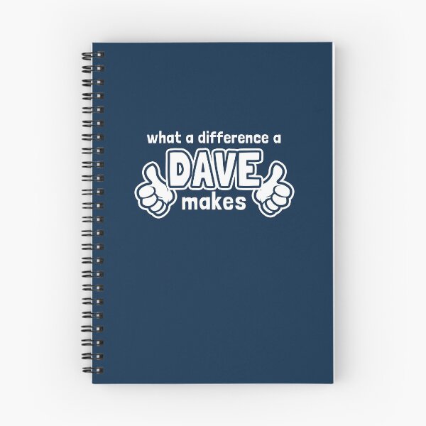 Item preview, What A Difference A Dave Makes designed and sold by Yipptee Shirts.