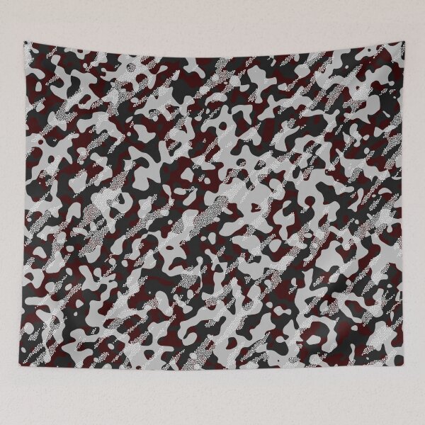 Item preview, Red pattern camo & mosaic style designed and sold by Destroyed-Pixel.