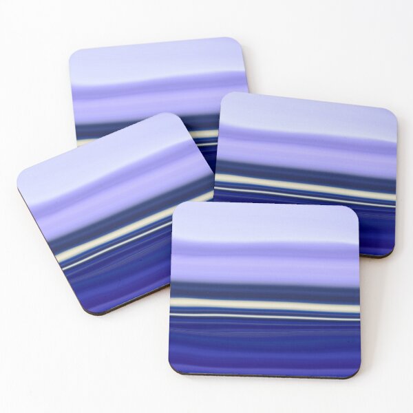 Item preview, Blue and White Horizontal Stripe Pattern designed and sold by thesnowwhyte.