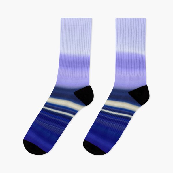 Item preview, Blue and White Horizontal Stripe Pattern designed and sold by thesnowwhyte.