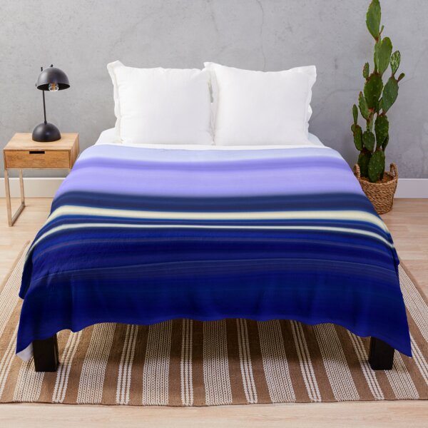 Item preview, Blue and White Horizontal Stripe Pattern designed and sold by thesnowwhyte.