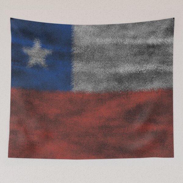 Item preview, Distressed Flag of Chile designed and sold by Dator.
