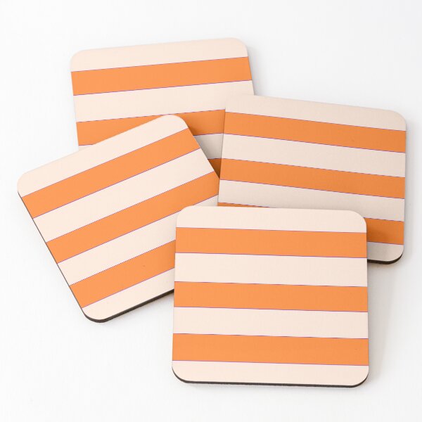 Item preview, Orange stripes pattern designed and sold by tetibright.