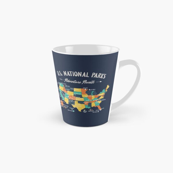 Item preview, U.S National Parks Map - Adventure Awaits designed and sold by Si Li.