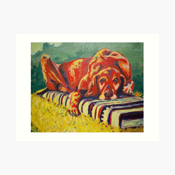My Dead Dog Art Print