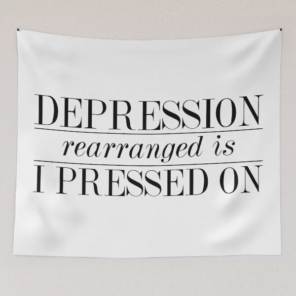 Item preview, Depression Rearranged Is I Pressed On designed and sold by Olivia Ossege.