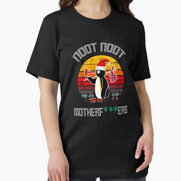 Vista previa del artículo con la obra «Noot Noot Pingu Motherfu regalo de Navidad», diseñado y vendido por samer11.