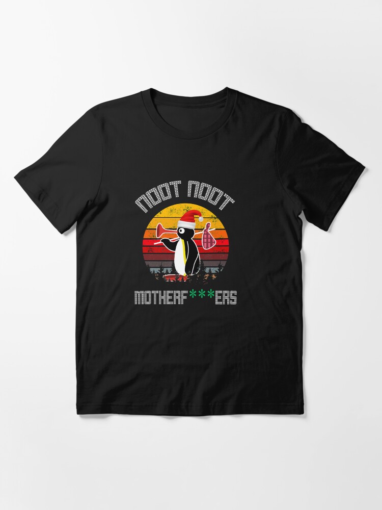 Imagen 3 de 7, Camiseta esencial con la obra Noot Noot Pingu Motherfu regalo de Navidad, diseñada y vendida por samer11.