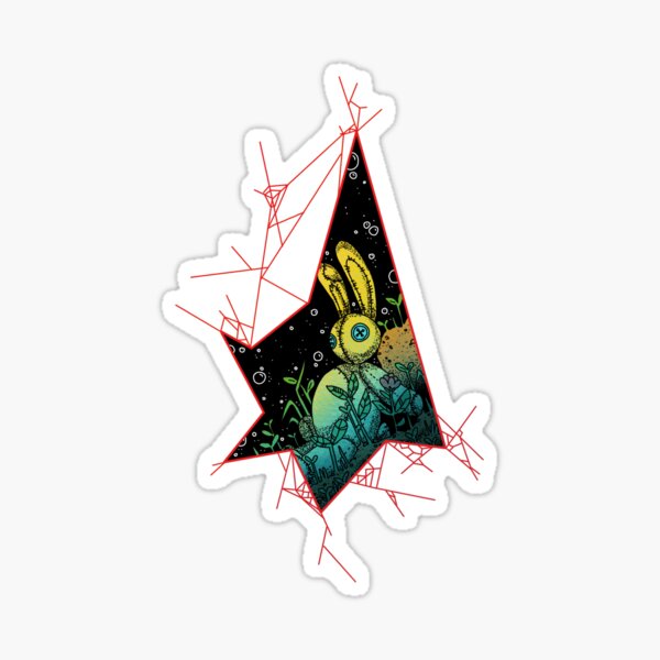 Lapin perdu Sticker