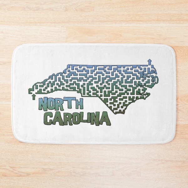 Item preview, North Carolina State Outline Maze & Labyrinth T-Shirt designed and sold by gorff.