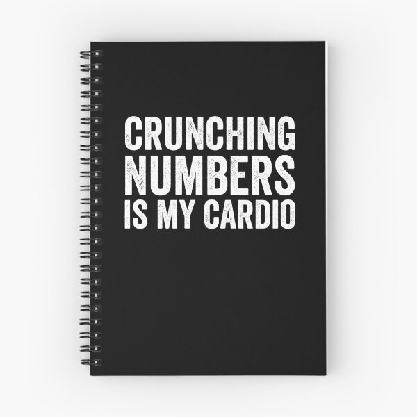 Item preview, Accountant Banker Gift Crunching Numbers Is My Cardio designed and sold by TooFlyDesign.