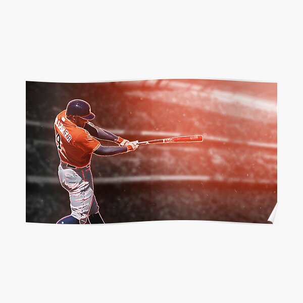 George Springer Houston Astros Poster Sport Poster Wall Art 