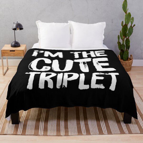Item preview, Triplet Gift Funny I'm The Cute Triplet designed and sold by TooFlyDesign.