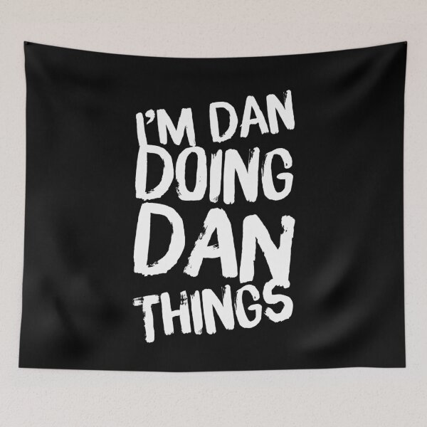 Item preview, Funny Dan Daniel Name Unique Gift designed and sold by TooFlyDesign.