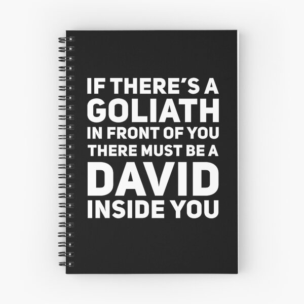 Item preview, David and Goliath Funny Motivation designed and sold by TooFlyDesign.