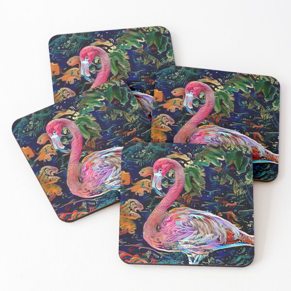 Item preview, Dreams of an Embroidered Flamingo designed and sold by Alyxandre.