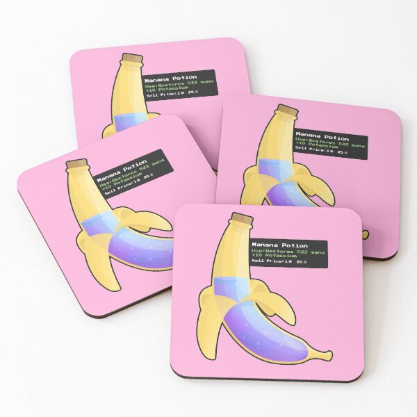 Item preview, Yellow Manana Potion (Pattern pink) designed and sold by animinimal.