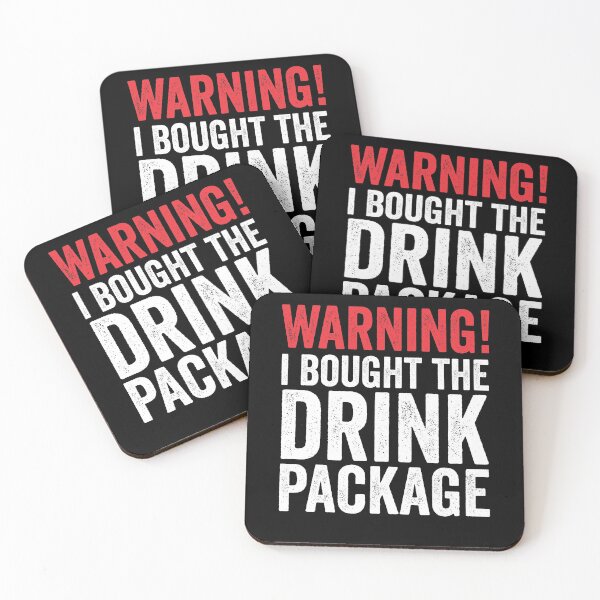 Item preview, Funny Cruise Vacation Drink Package Trip Drinking Gift designed and sold by TooFlyDesign.