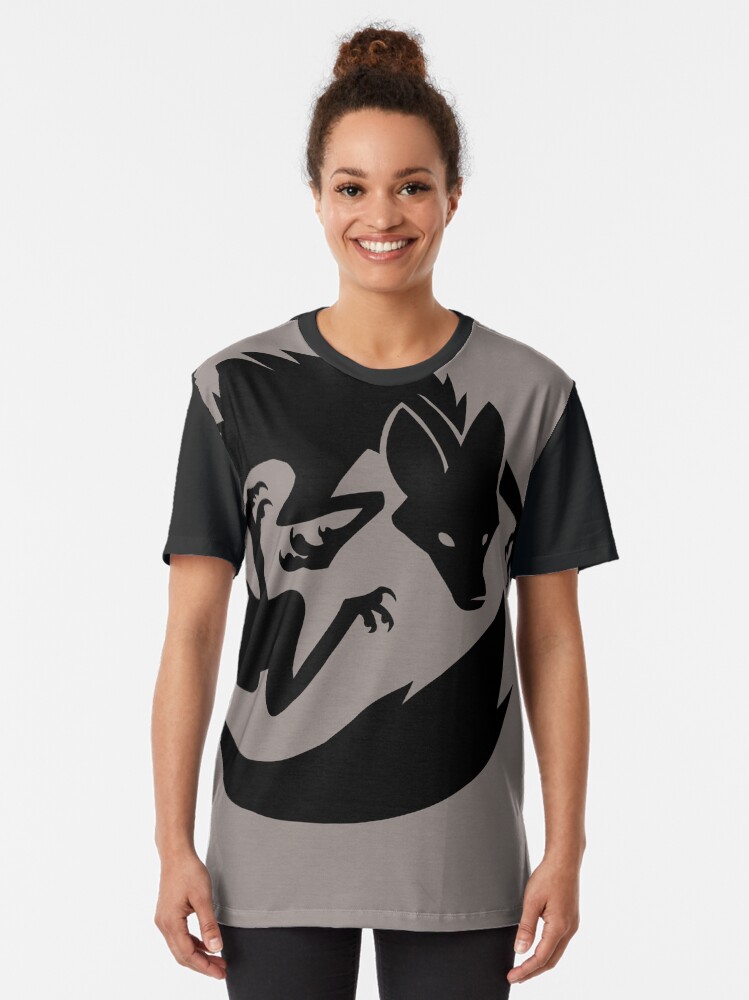 Alternate view of Starving Fox Graphic T-Shirt