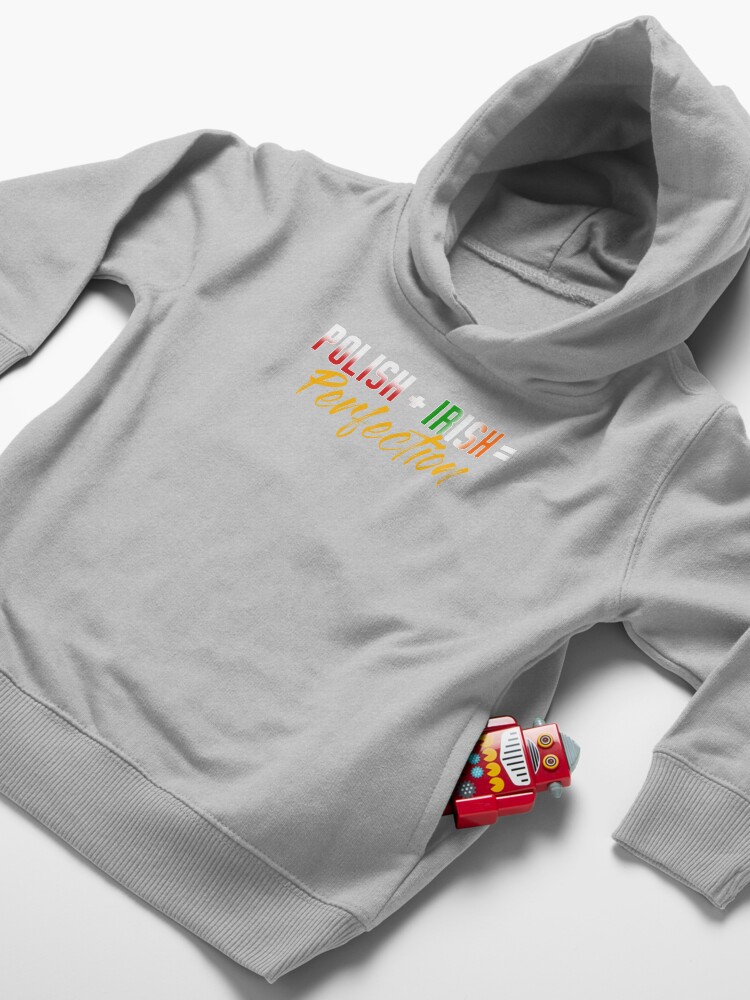 Alternate view of Polish Irish Perfection Toddler Pullover Hoodie