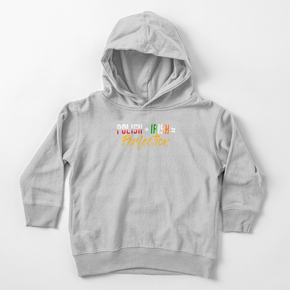 Polish Irish Perfection Toddler Pullover Hoodie