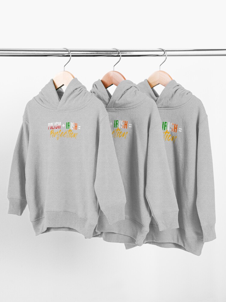 Alternate view of Polish Irish Perfection Toddler Pullover Hoodie