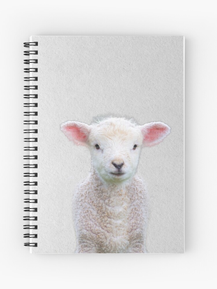 Cahier A Spirale Bebe Mouton Mignon Par Trendira Redbubble