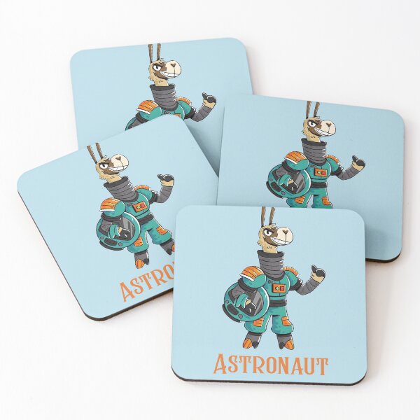 Item preview, Llama Astronaut Huge Fan Of Space Gift designed and sold by amethystdesign.