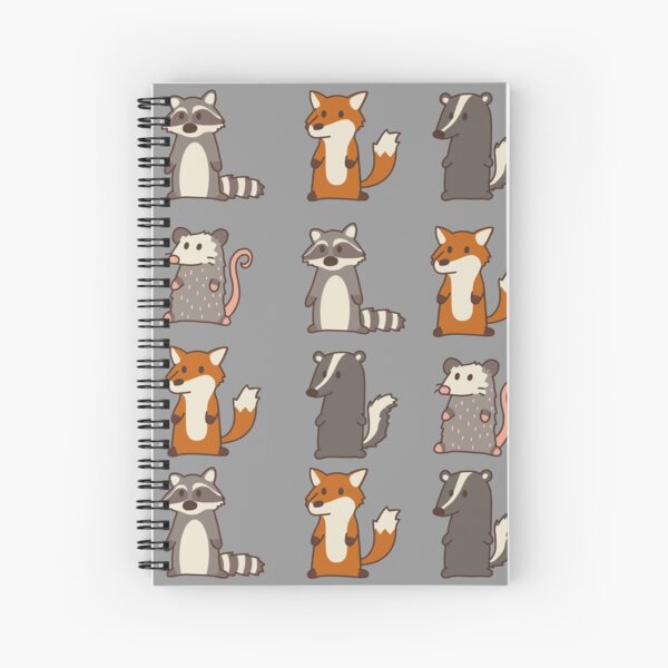 Item preview, fox, raccoon, opossum & skunk woodland friends #3 designed and sold by sivelobanova.