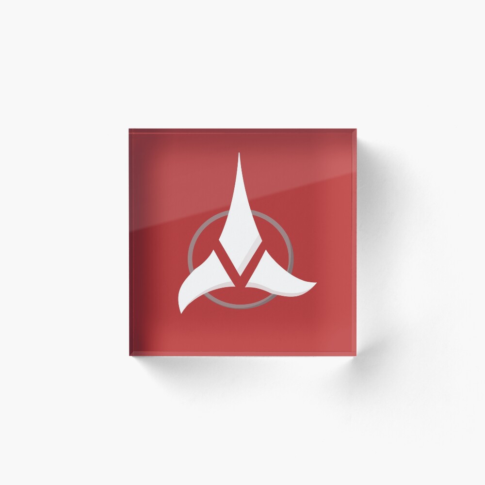 Lamina Rigida Star Trek Imperio Klingon De Owencheshire Redbubble