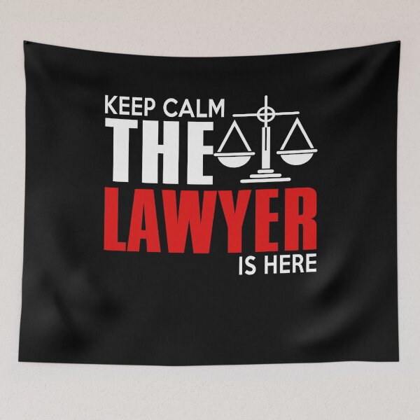 Item preview, Keep Calm, The Lawyer is here. designed and sold by Visualsplendors.
