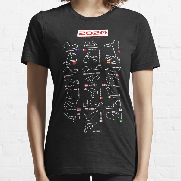 Calendrier 2020 blanc T-shirt essentiel