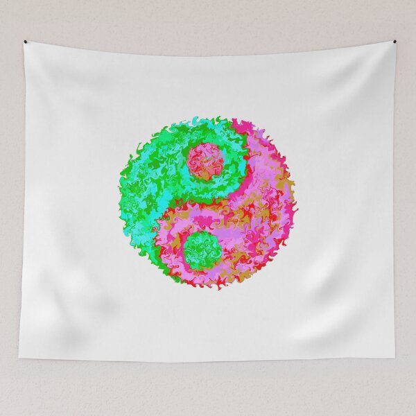 Item preview, Yin Yang Psychedelic Symbol #2 designed and sold by AshleighMakes.
