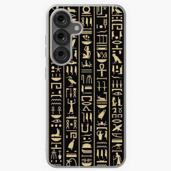Item preview, Black & Gold Hieroglyphics  designed and sold by Curtis Ryan Woodside Productions.