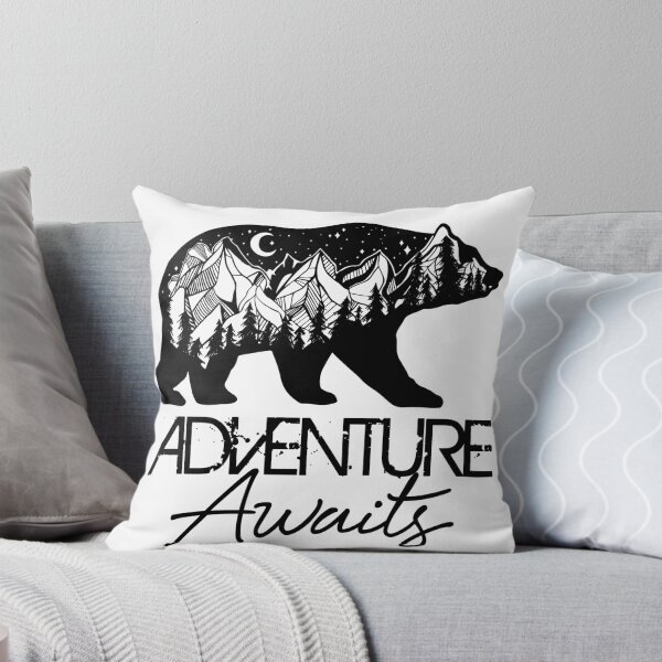 Item preview, Adventure Awaits Bear designed and sold by Lindsey Fletcher.