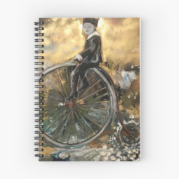 Item preview, Penny Farthing, Vintage boy on bicycle designed and sold by danraph.